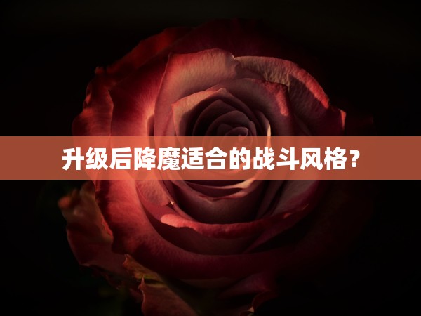 升级后降魔适合的战斗风格？